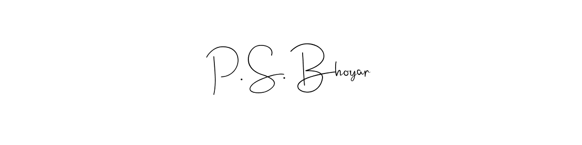 Similarly Andilay-7BmLP is the best handwritten signature design. Signature creator online .You can use it as an online autograph creator for name P. S. Bhoyar. P. S. Bhoyar signature style 4 images and pictures png