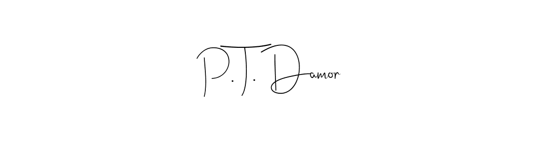 You can use this online signature creator to create a handwritten signature for the name P. T. Damor. This is the best online autograph maker. P. T. Damor signature style 4 images and pictures png