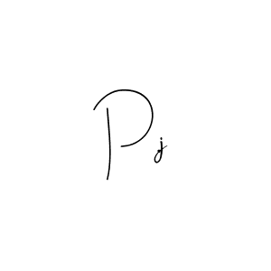Make a beautiful signature design for name P.j. With this signature (Andilay-7BmLP) style, you can create a handwritten signature for free. P.j signature style 4 images and pictures png