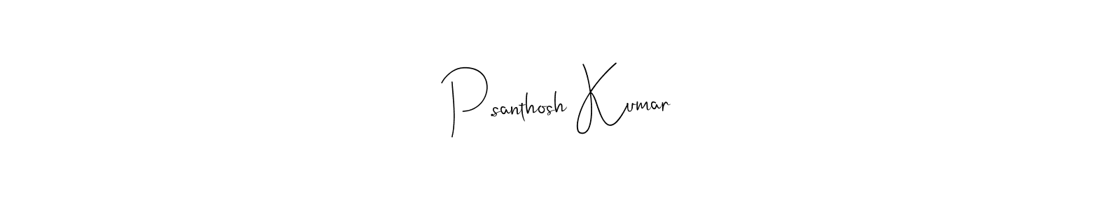 How to Draw P.santhosh Kumar signature style? Andilay-7BmLP is a latest design signature styles for name P.santhosh Kumar. P.santhosh Kumar signature style 4 images and pictures png