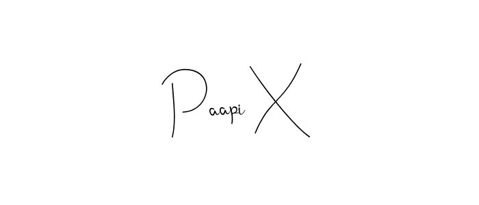 The best way (Andilay-7BmLP) to make a short signature is to pick only two or three words in your name. The name Paapi X include a total of six letters. For converting this name. Paapi X signature style 4 images and pictures png