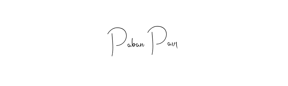 The best way (Andilay-7BmLP) to make a short signature is to pick only two or three words in your name. The name Paban Paul include a total of six letters. For converting this name. Paban Paul signature style 4 images and pictures png