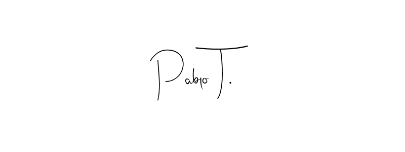 You can use this online signature creator to create a handwritten signature for the name Pablo T.. This is the best online autograph maker. Pablo T. signature style 4 images and pictures png