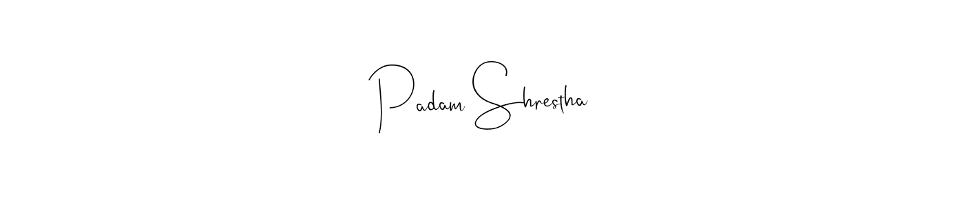 Similarly Andilay-7BmLP is the best handwritten signature design. Signature creator online .You can use it as an online autograph creator for name Padam Shrestha. Padam Shrestha signature style 4 images and pictures png