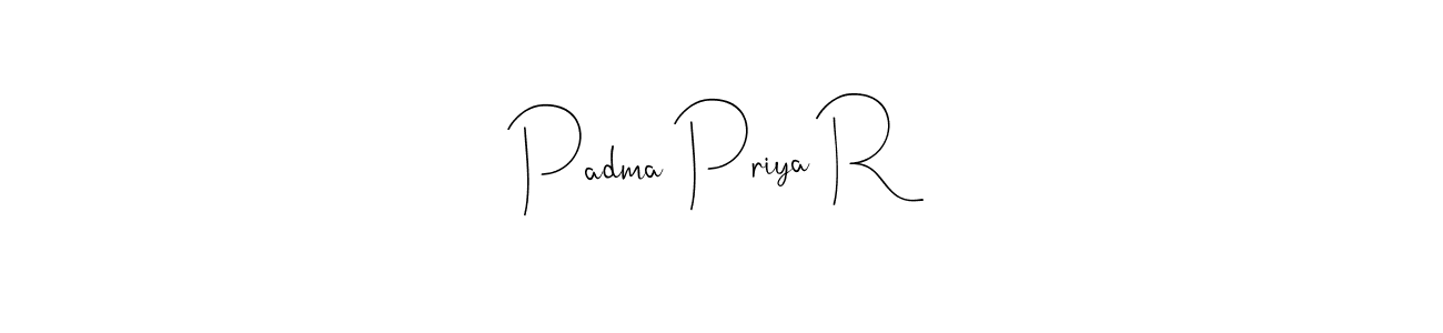 Best and Professional Signature Style for Padma Priya R. Andilay-7BmLP Best Signature Style Collection. Padma Priya R signature style 4 images and pictures png