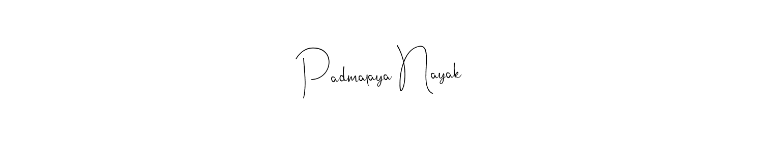 The best way (Andilay-7BmLP) to make a short signature is to pick only two or three words in your name. The name Padmalaya Nayak include a total of six letters. For converting this name. Padmalaya Nayak signature style 4 images and pictures png