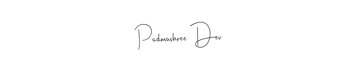 Make a beautiful signature design for name Padmashree Dev. Use this online signature maker to create a handwritten signature for free. Padmashree Dev signature style 4 images and pictures png