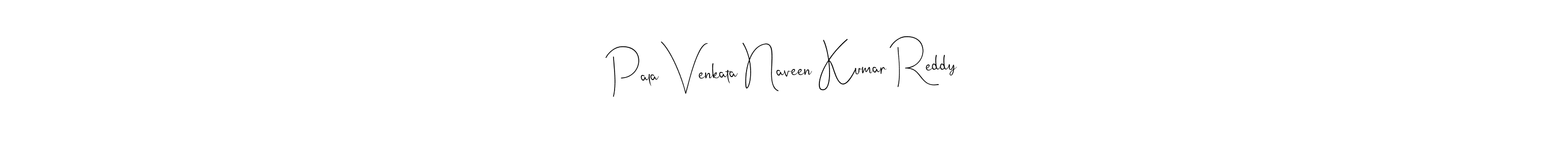 Design your own signature with our free online signature maker. With this signature software, you can create a handwritten (Andilay-7BmLP) signature for name Pala Venkata Naveen Kumar Reddy. Pala Venkata Naveen Kumar Reddy signature style 4 images and pictures png