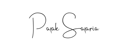How to make Palak Salaria name signature. Use Andilay-7BmLP style for creating short signs online. This is the latest handwritten sign. Palak Salaria signature style 4 images and pictures png