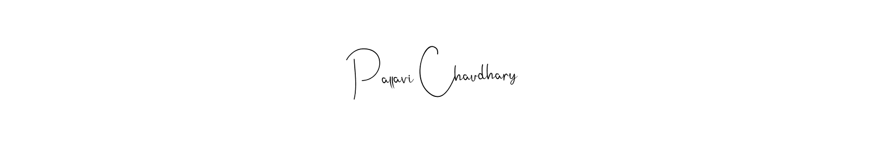 Pallavi Chaudhary stylish signature style. Best Handwritten Sign (Andilay-7BmLP) for my name. Handwritten Signature Collection Ideas for my name Pallavi Chaudhary. Pallavi Chaudhary signature style 4 images and pictures png