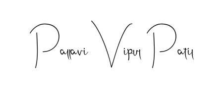 A modern signature idea for name Pallavi Vipul Patil using Andilay-7BmLP font. Clean strokes and elegant curves make it stand out instantly. Pallavi Vipul Patil signature style 4 images and pictures png