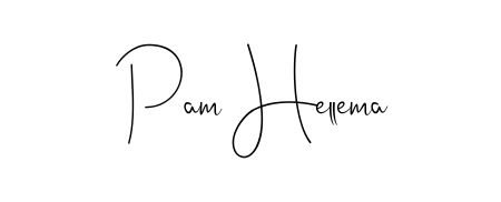 Style your name Pam Hellema with confidence using Andilay-7BmLP signature design. Simple, elegant, and ready for immediate document use. Pam Hellema signature style 4 images and pictures png