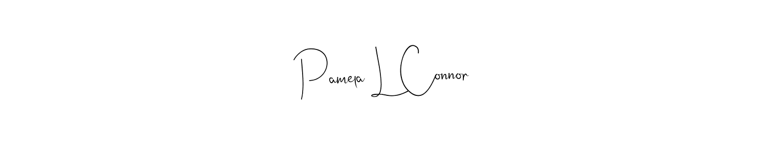 The best way (Andilay-7BmLP) to make a short signature is to pick only two or three words in your name. The name Pamela L Connor include a total of six letters. For converting this name. Pamela L Connor signature style 4 images and pictures png