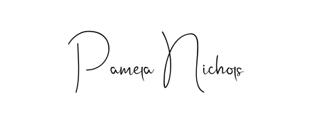 This is the best signature style for the Pamela Nichols name. Also you like these signature font (Andilay-7BmLP). Mix name signature. Pamela Nichols signature style 4 images and pictures png