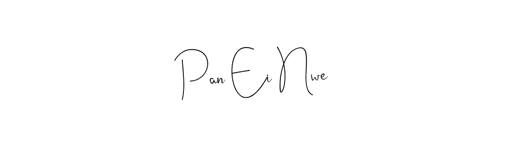 Make a beautiful signature design for name Pan Ei Nwe. Use this online signature maker to create a handwritten signature for free. Pan Ei Nwe signature style 4 images and pictures png