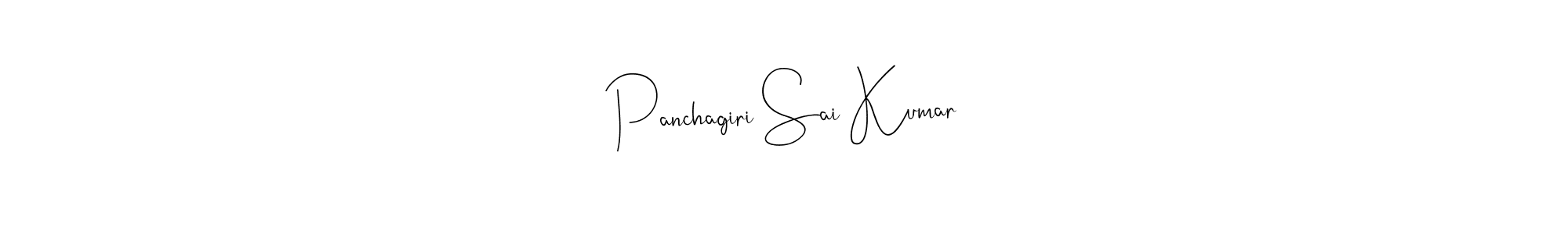Make a beautiful signature design for name Panchagiri Sai Kumar. Use this online signature maker to create a handwritten signature for free. Panchagiri Sai Kumar signature style 4 images and pictures png