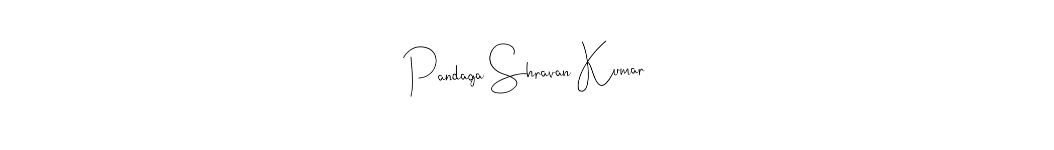 Design your own signature with our free online signature maker. With this signature software, you can create a handwritten (Andilay-7BmLP) signature for name Pandaga Shravan Kumar. Pandaga Shravan Kumar signature style 4 images and pictures png