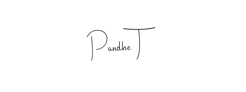 You can use this online signature creator to create a handwritten signature for the name Pandhe T. This is the best online autograph maker. Pandhe T signature style 4 images and pictures png