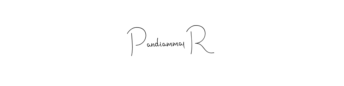 Pandiammal R stylish signature style. Best Handwritten Sign (Andilay-7BmLP) for my name. Handwritten Signature Collection Ideas for my name Pandiammal R. Pandiammal R signature style 4 images and pictures png