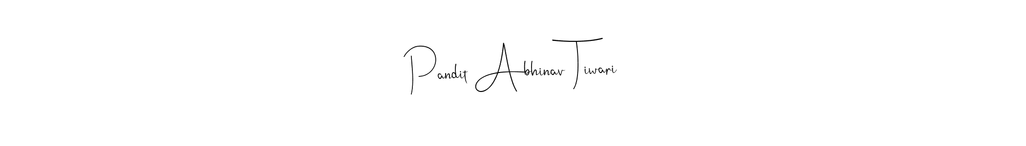You can use this online signature creator to create a handwritten signature for the name Pandit Abhinav Tiwari. This is the best online autograph maker. Pandit Abhinav Tiwari signature style 4 images and pictures png