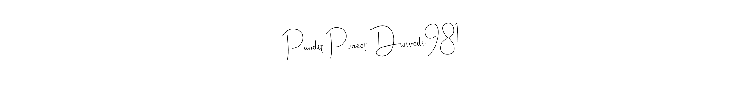 Once you've used our free online signature maker to create your best signature Andilay-7BmLP style, it's time to enjoy all of the benefits that Pandit Puneet Dwivedi981 name signing documents. Pandit Puneet Dwivedi981 signature style 4 images and pictures png