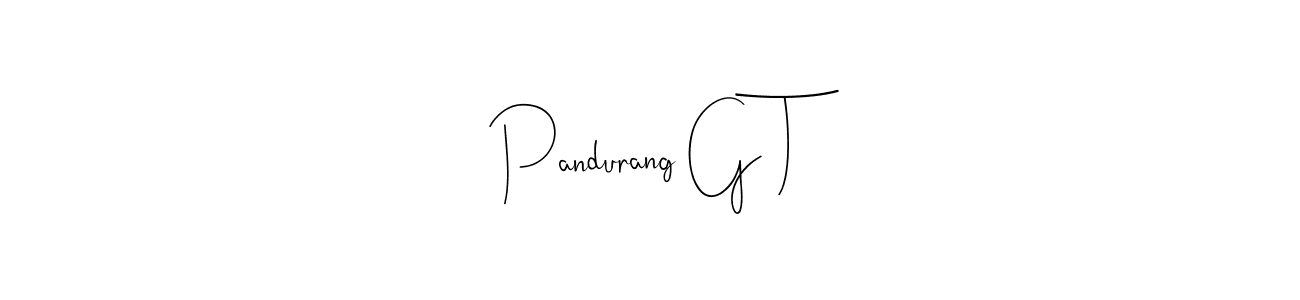 How to make Pandurang G T signature? Andilay-7BmLP is a professional autograph style. Create handwritten signature for Pandurang G T name. Pandurang G T signature style 4 images and pictures png