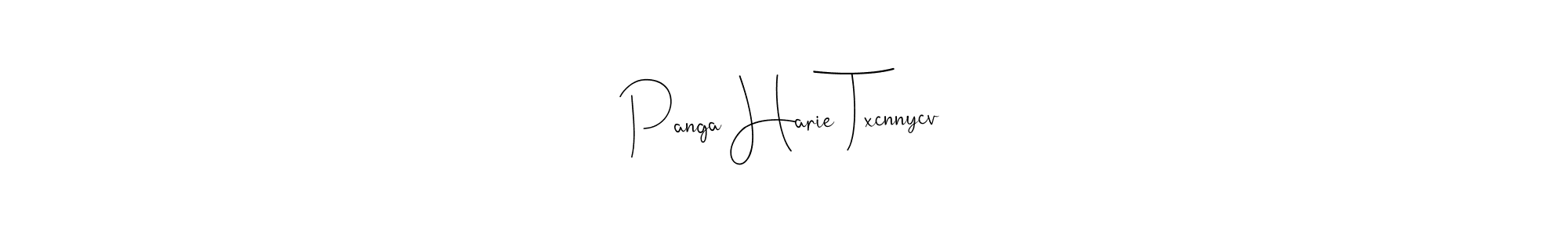 How to Draw Panga Harie Txcnnycv signature style? Andilay-7BmLP is a latest design signature styles for name Panga Harie Txcnnycv. Panga Harie Txcnnycv signature style 4 images and pictures png