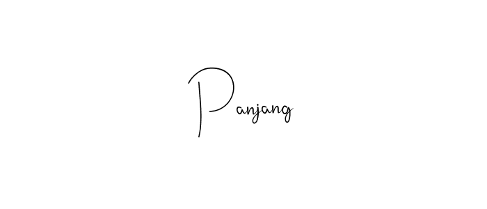 Make a beautiful signature design for name Panjang. With this signature (Andilay-7BmLP) style, you can create a handwritten signature for free. Panjang signature style 4 images and pictures png