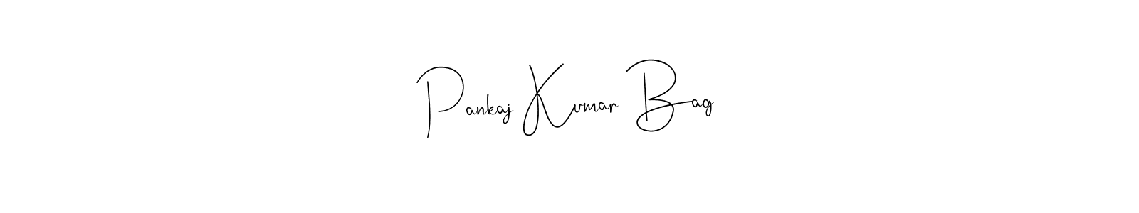 Use a signature maker to create a handwritten signature online. With this signature software, you can design (Andilay-7BmLP) your own signature for name Pankaj Kumar Bag. Pankaj Kumar Bag signature style 4 images and pictures png