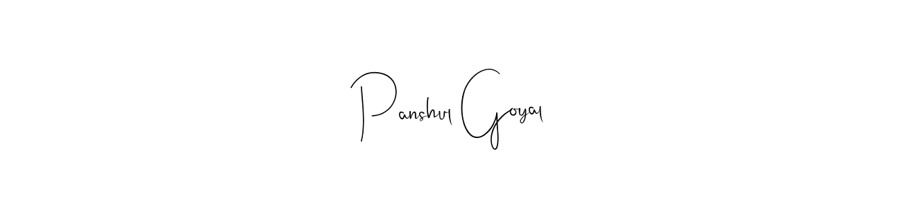 Make a beautiful signature design for name Panshul Goyal. Use this online signature maker to create a handwritten signature for free. Panshul Goyal signature style 4 images and pictures png