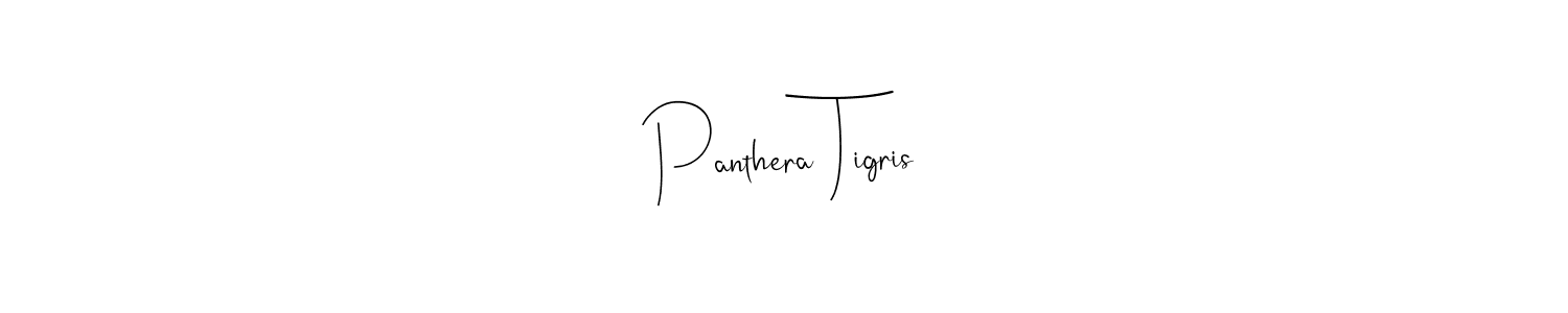 Create a beautiful signature design for name Panthera Tigris. With this signature (Andilay-7BmLP) fonts, you can make a handwritten signature for free. Panthera Tigris signature style 4 images and pictures png