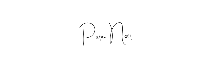 The best way (Andilay-7BmLP) to make a short signature is to pick only two or three words in your name. The name Papa Noel include a total of six letters. For converting this name. Papa Noel signature style 4 images and pictures png