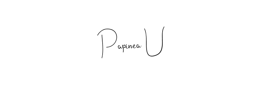 You can use this online signature creator to create a handwritten signature for the name Papinea U. This is the best online autograph maker. Papinea U signature style 4 images and pictures png