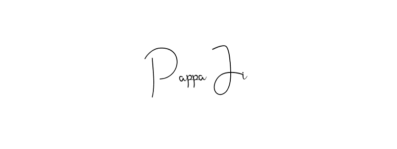 The best way (Andilay-7BmLP) to make a short signature is to pick only two or three words in your name. The name Pappa Ji include a total of six letters. For converting this name. Pappa Ji signature style 4 images and pictures png