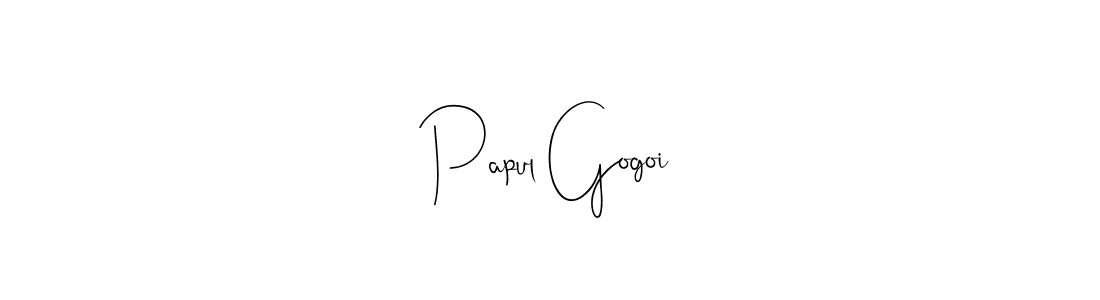 The best way (Andilay-7BmLP) to make a short signature is to pick only two or three words in your name. The name Papul Gogoi include a total of six letters. For converting this name. Papul Gogoi signature style 4 images and pictures png