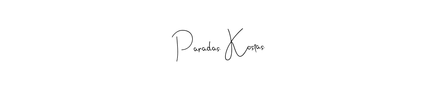 How to make Paradas Kostas signature? Andilay-7BmLP is a professional autograph style. Create handwritten signature for Paradas Kostas name. Paradas Kostas signature style 4 images and pictures png