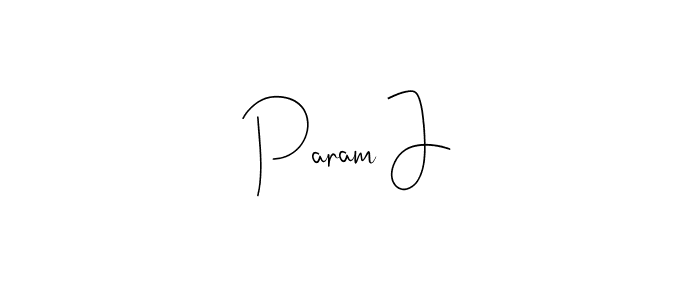 How to Draw Param J signature style? Andilay-7BmLP is a latest design signature styles for name Param J. Param J signature style 4 images and pictures png