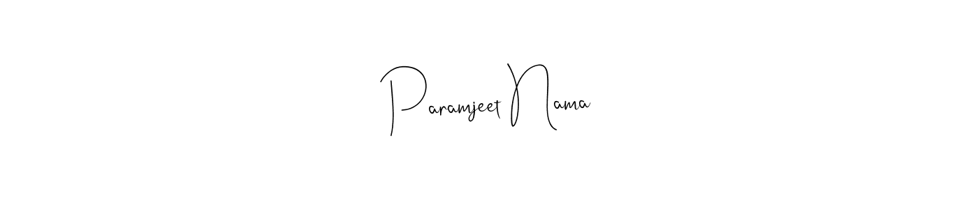 Make a beautiful signature design for name Paramjeet Nama. Use this online signature maker to create a handwritten signature for free. Paramjeet Nama signature style 4 images and pictures png