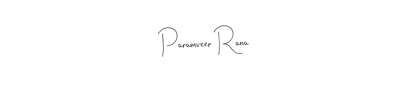 Paramveer Rana stylish signature style. Best Handwritten Sign (Andilay-7BmLP) for my name. Handwritten Signature Collection Ideas for my name Paramveer Rana. Paramveer Rana signature style 4 images and pictures png