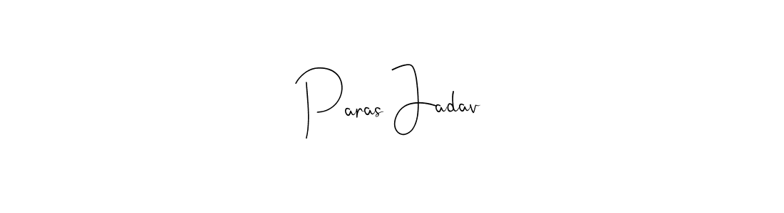 It looks lik you need a new signature style for name Paras Jadav. Design unique handwritten (Andilay-7BmLP) signature with our free signature maker in just a few clicks. Paras Jadav signature style 4 images and pictures png