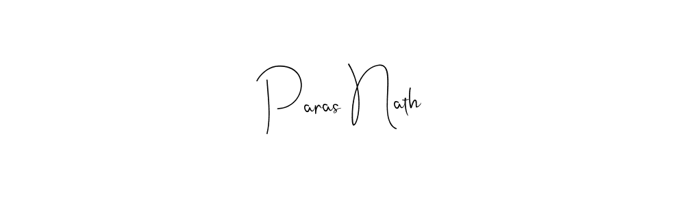 Create a beautiful signature design for name Paras Nath. With this signature (Andilay-7BmLP) fonts, you can make a handwritten signature for free. Paras Nath signature style 4 images and pictures png