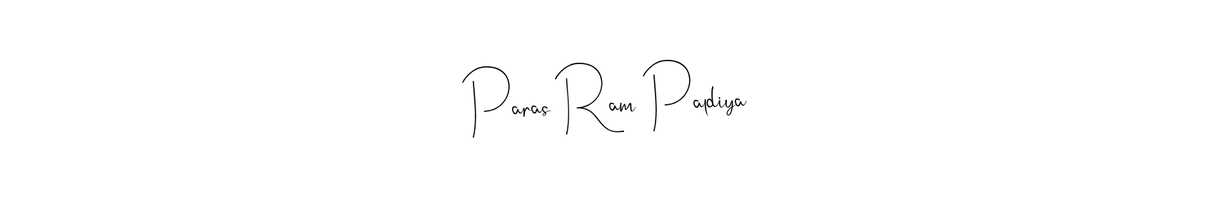Once you've used our free online signature maker to create your best signature Andilay-7BmLP style, it's time to enjoy all of the benefits that Paras Ram Paldiya name signing documents. Paras Ram Paldiya signature style 4 images and pictures png