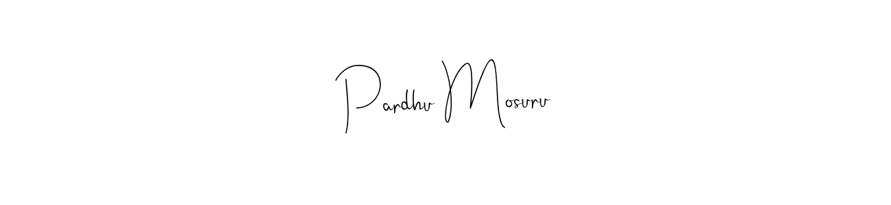 How to make Pardhu Mosuru signature? Andilay-7BmLP is a professional autograph style. Create handwritten signature for Pardhu Mosuru name. Pardhu Mosuru signature style 4 images and pictures png