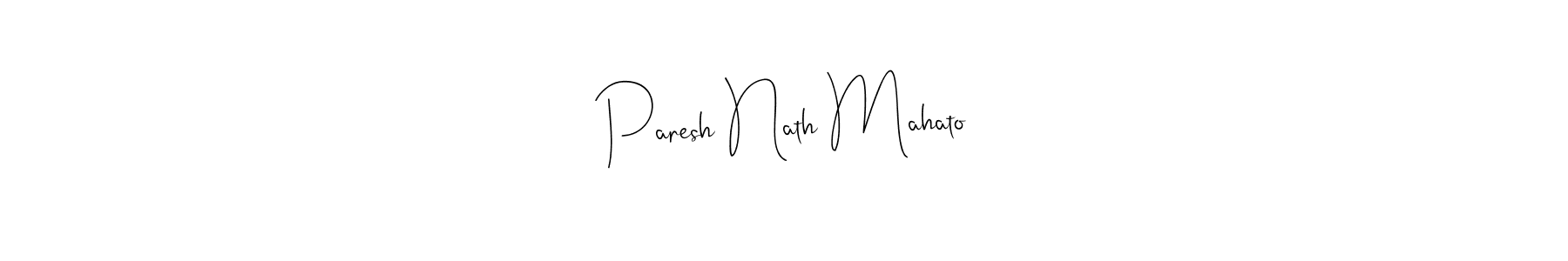 Make a beautiful signature design for name Paresh Nath Mahato. Use this online signature maker to create a handwritten signature for free. Paresh Nath Mahato signature style 4 images and pictures png
