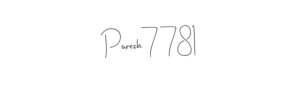 Make a short Paresh7781 signature style. Manage your documents anywhere anytime using Andilay-7BmLP. Create and add eSignatures, submit forms, share and send files easily. Paresh7781 signature style 4 images and pictures png