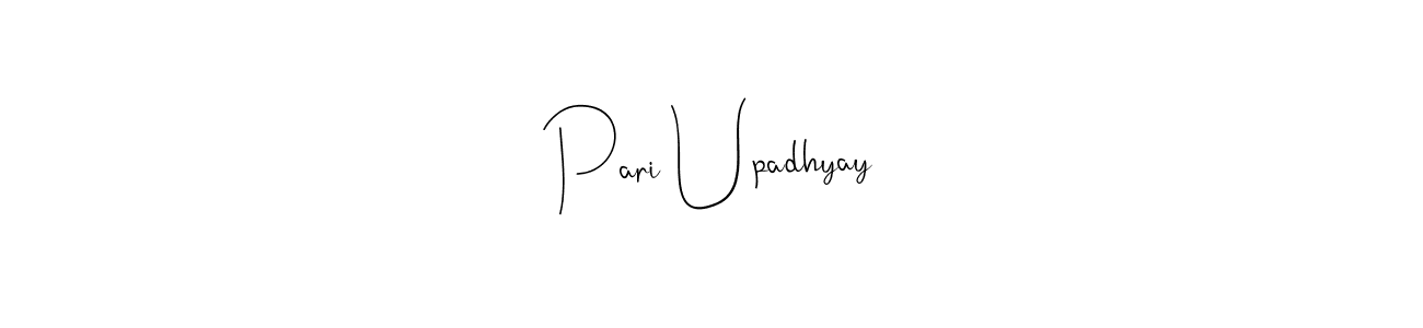 Use a signature maker to create a handwritten signature online. With this signature software, you can design (Andilay-7BmLP) your own signature for name Pari Upadhyay. Pari Upadhyay signature style 4 images and pictures png