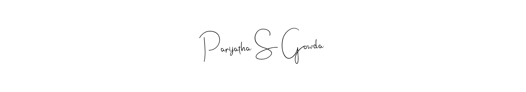 How to Draw Parijatha S Gowda signature style? Andilay-7BmLP is a latest design signature styles for name Parijatha S Gowda. Parijatha S Gowda signature style 4 images and pictures png