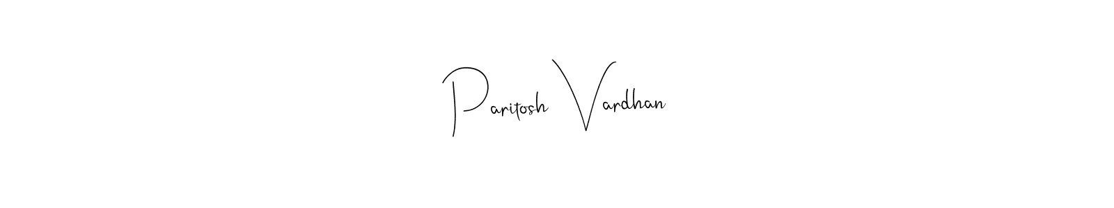 Andilay-7BmLP is a professional signature style that is perfect for those who want to add a touch of class to their signature. It is also a great choice for those who want to make their signature more unique. Get Paritosh Vardhan name to fancy signature for free. Paritosh Vardhan signature style 4 images and pictures png