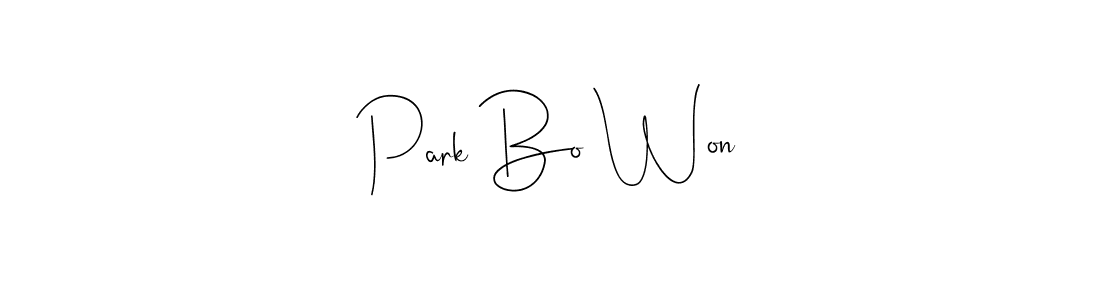 You can use this online signature creator to create a handwritten signature for the name Park Bo Won. This is the best online autograph maker. Park Bo Won signature style 4 images and pictures png