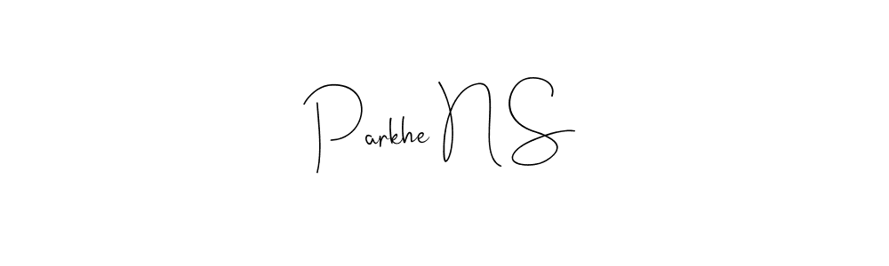 This is the best signature style for the Parkhe N S name. Also you like these signature font (Andilay-7BmLP). Mix name signature. Parkhe N S signature style 4 images and pictures png